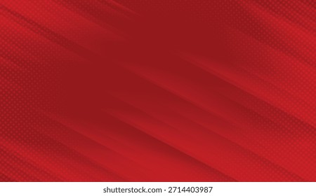 Forma geométrica diagonal roja con fondo detallado de semitono