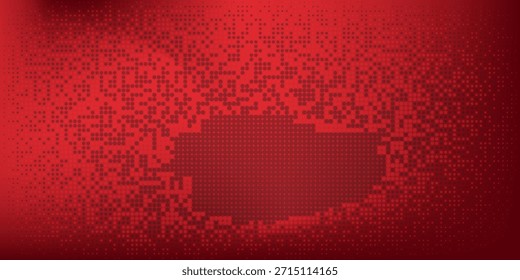 Forma geométrica diagonal roja con semitono. Elegante Vector moderno de fibra texturizada eps 10