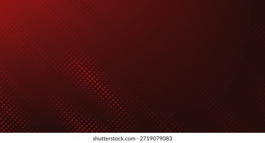 Forma geométrica diagonal roja con semitono. Vector texturizado moderno de fibra eps10