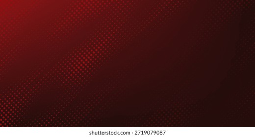 Forma geométrica diagonal roja con semitono. Vector texturizado moderno de fibra eps10