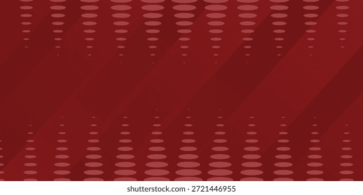 Forma geométrica diagonal roja con semitono. Vector moderno texturizado de fibra
