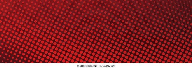 Forma geométrica diagonal roja con semitono. Diseño moderno de moda en Ilustración vectorial
