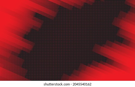 fondo de rayas geométricas diagonales rojas con patrón de semitono