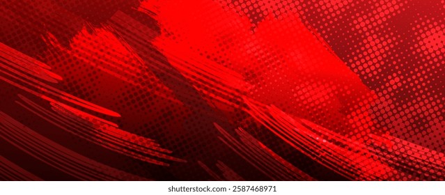 red diagonal grunge background. Suit for booklet, brochure, banner, poster, website, flyer, cover, corporate, backdrop. Vector illustration