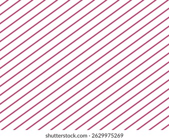 Red Diagonal Pinstripe Pattern Illustration