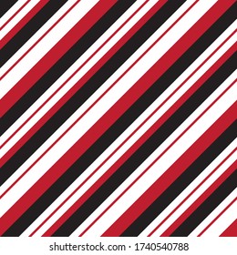 Red diagonal striped seamless pattern background suitable for fashion textiles, graphics