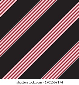 Red diagonal striped seamless pattern background suitable for fashion textiles, graphics