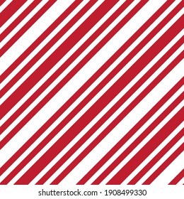 Red diagonal striped seamless pattern background suitable for fashion textiles, graphics