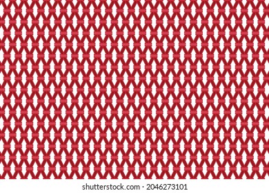 Fondo de patrón sin soldadura cuadrado de rombo rojo, cuadrado de rombo rojo abstracto sobre fondo blanco