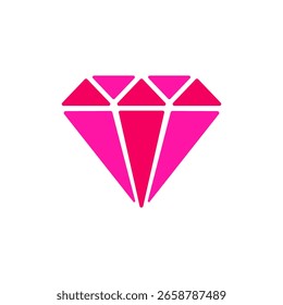 Diseño de Inspiración de estilo tribal de Vector de diamante rojo