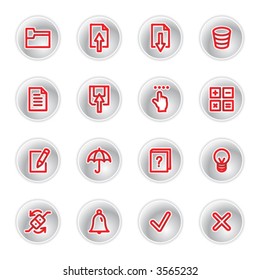red diary icons