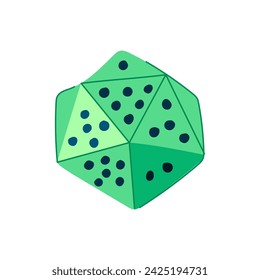 red dice cartoon. chance board, realistic black, web one red dice sign. isolated symbol vector illustration