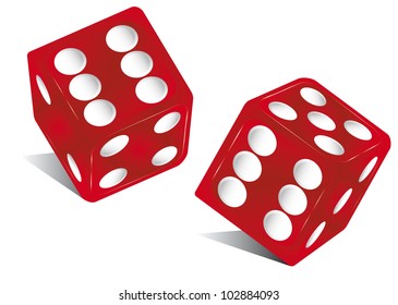 red dice. the die is cast !