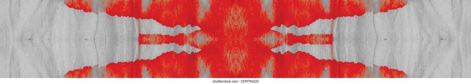 Red Dirty Art Effect. Red Tie Dye Grunge. Graue Aquarellpinsel. Cement Doctor Modern Grunge. Folkloreöl Tinte aus Blut. Todgrauer Pinselstrich. Abstrakte blutleere Farbe des Wassers.