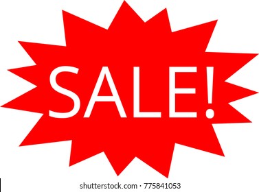 red discount sticker
