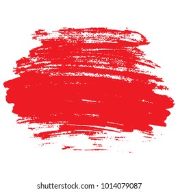 Red distress overlay texture for your design. Background banner vector.