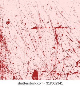 Red Distressed Paint Texture for your design. EPS10 vector.