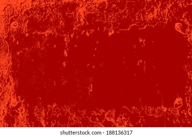 Red Distressed Plate texture for your design. EPS10 vector.