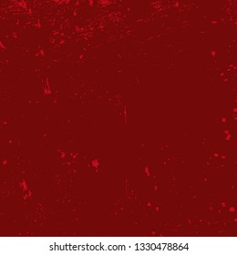 Red Distressed Retro background for your design. Empty grunge texture. EPS10 vector.