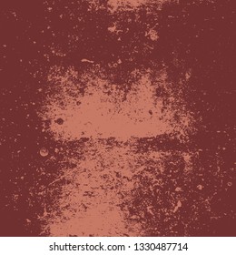 Red Distressed Retro background for your design. Empty grunge texture. EPS10 vector.