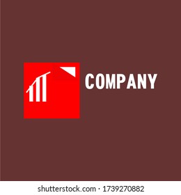 Red doc logo with brown background best for bussines company