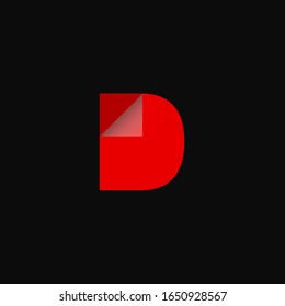 Red documents vector image for web adn design