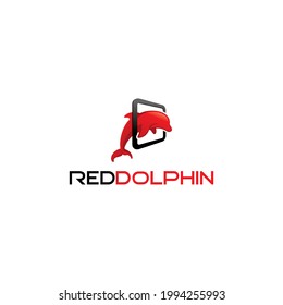 Red Dolphin Jump Logo
modern and unique design