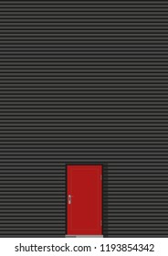 red door background