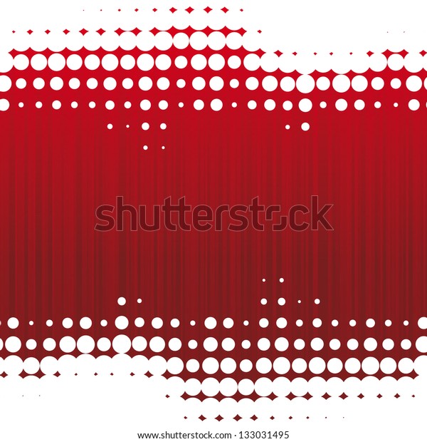 赤いドット背景 のベクター画像素材 ロイヤリティフリー