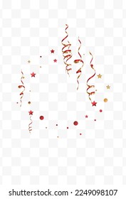 Fondo transparente blanco del vector de la novia del punto rojo. Fondo de escritorio de Splash Aniversario. Ilustración De La Festividad Del Polvo Dorado. Cartel de papel de confetti.