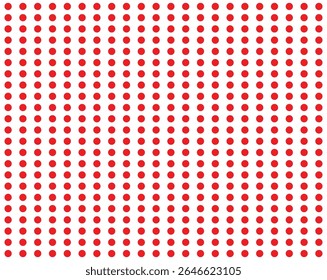 Red Dot Matrix Grid Design - padrão geométrico para fundo de textura visual Vetor EPS, arquivo totalmente editável vetor EPS, arquivo totalmente editável.