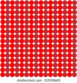 Red dot on white background