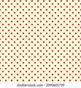 red dot seamless pattern design for decorating, wallpaper, wrapping paper, fabric, backdrop and etc.