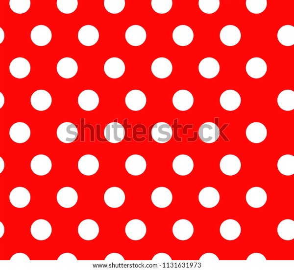 Red Dot Seamless Pattern Vector Stock Vector (Royalty Free) 1131631973