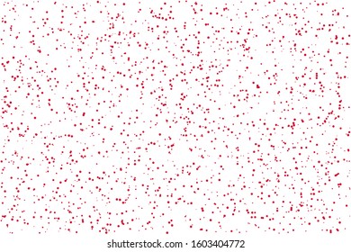 Red dot textures on white background vector illustration. For wallpapers, design. 