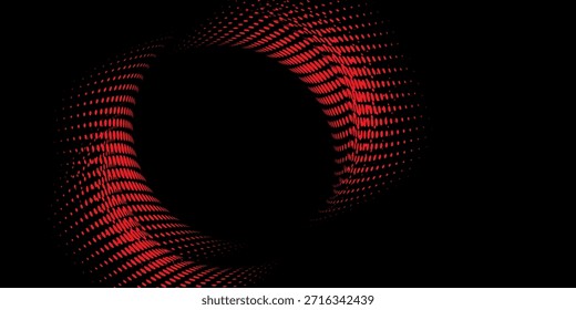 Puntos rojos en el fondo abstracto del Vector del espacio


