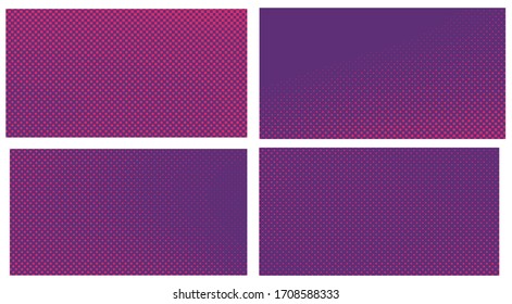 Red dots background vector comics style. 