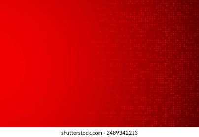 Red dots color vector background