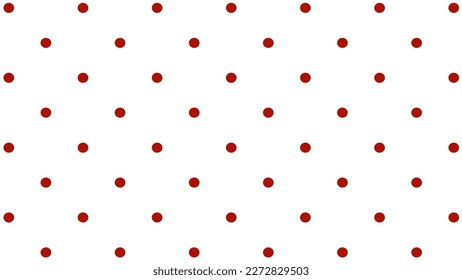 Red dots in white background