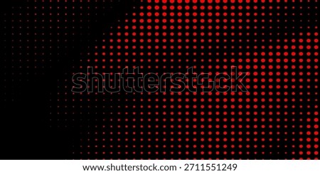 Red Dotted Gradient on Black Background with Depth and Modern Abstract Texture overlay