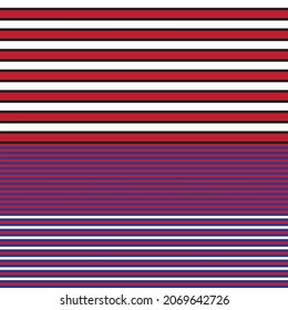 Red Double striped seamless pattern design for fashion textiles and graphics