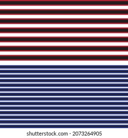 Red Double striped seamless pattern design for fashion textiles and graphics