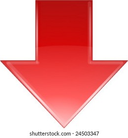 59,846 Down arrow red Images, Stock Photos & Vectors | Shutterstock