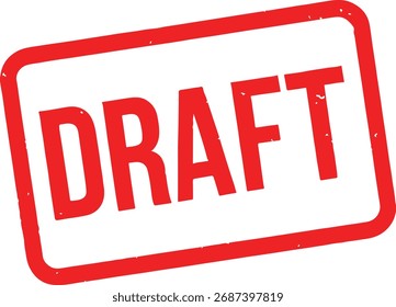 roter Stempel auf weißem Hintergrund, Textwort