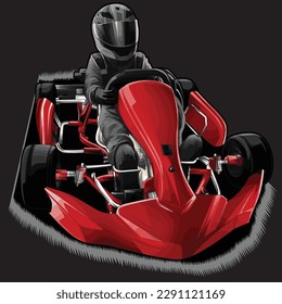 red drag race illustration isolated in black background for poster, t-shirt, graphic design, business element, and card