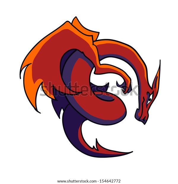 Red Dragon Stock Vector Royalty Free 154642772 Shutterstock 8330