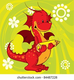 red dragon cartoon