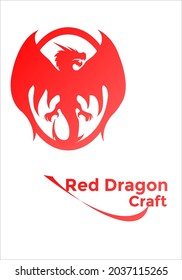 Red Dragon Craft And Simple By Zain Logo