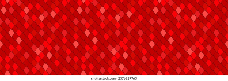 Red Dragon scale texture pattern design. Chinese decoration background 