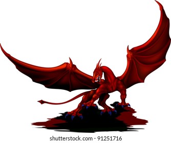 red dragon wings revealed